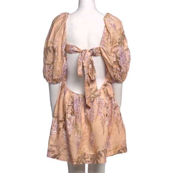 Zimmermann $950 Mini Dress 100% Linen NEW WITH TAGS - Picture 3 of 6